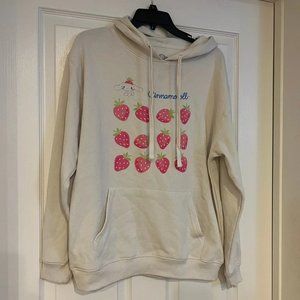 Cinnamaroll strawberry pattern Hoodie sweater